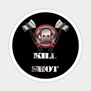 Jolly Target Kill Shot Double Throwing Axes Magnet